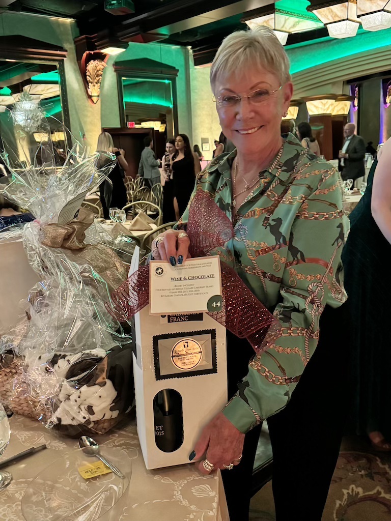 Judy with her award